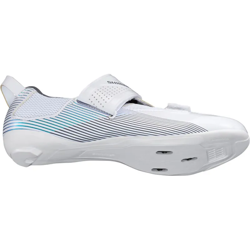 Shimano TR501W SPD-SL Women's Triathlon Shoes - White 7 Shimano TR501W SPD-SL Women's Triathlon Shoes - White - Image 5