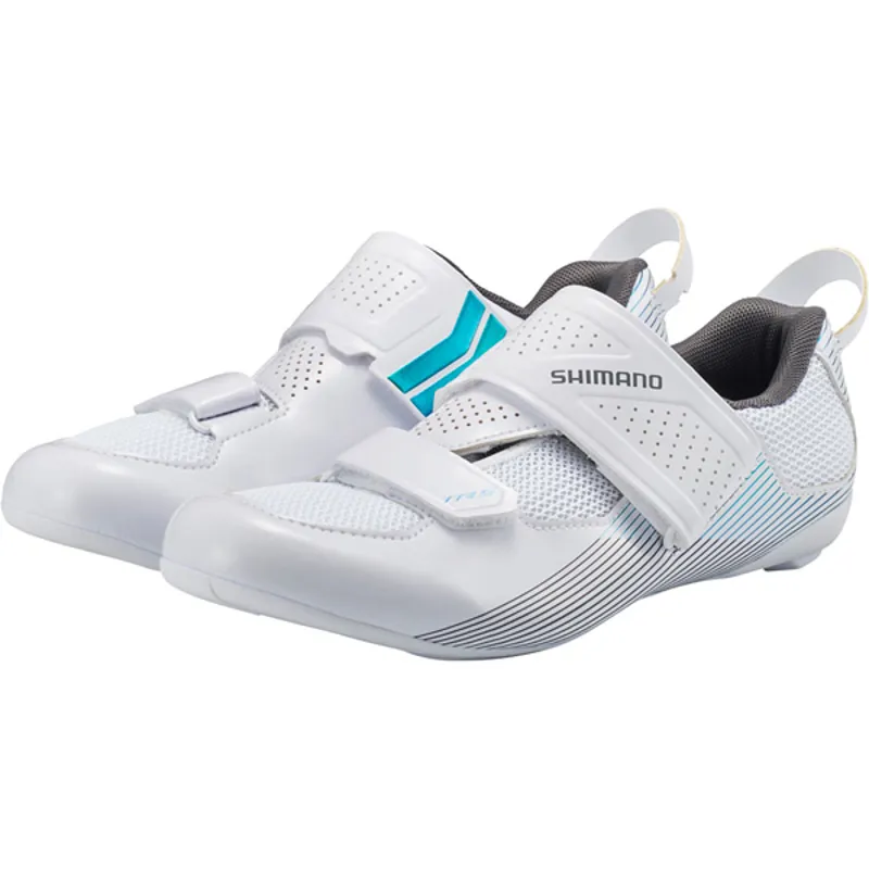 Shimano TR501W SPD-SL Women's Triathlon Shoes - White 6 Shimano TR501W SPD-SL Women's Triathlon Shoes - White - Image 4