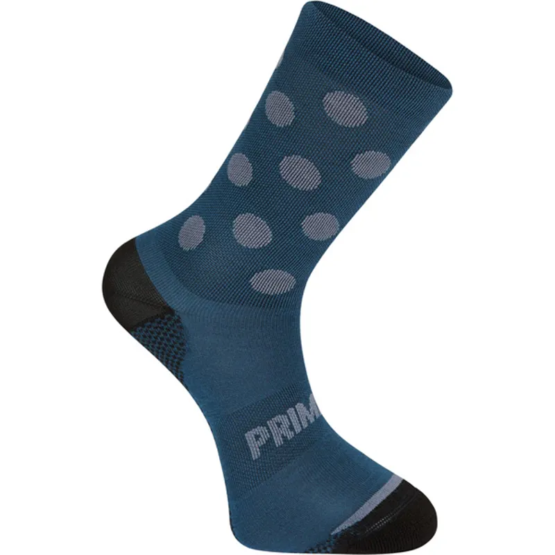Madison Explorer Primaloft Socks - Polka Navy Haze/Shale Blue 3 Madison Explorer Primaloft Socks - Polka Navy Haze/Shale Blue