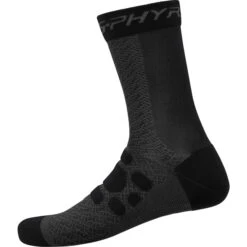 Shimano S-Phyre Tall Socks - Black/Grey -Sportful Shop VARSCAS400BLK 1 1