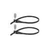 HipLok Z-Lok Armoured Twin Pack Reuseable Tie - Black - 40cm 2 HipLok Z-Lok Armoured Twin Pack Reuseable Tie - Black - 40cm -Sportful Shop ZLK2AB