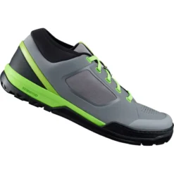 Shimano GR7 Flat Pedal Men's MTB Shoes - Grey/Green -Sportful Shop bgr700g