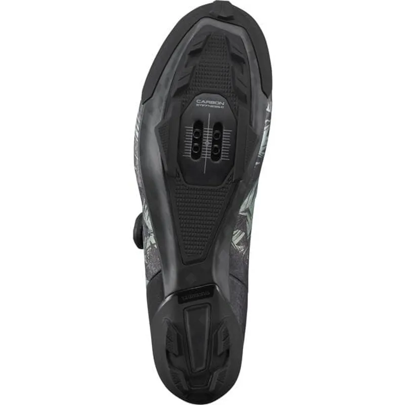 Shimano RX8 Gravel Road Shoes - Tropical Leaves 3 Shimano RX8 Gravel Road Shoes - Tropical Leaves