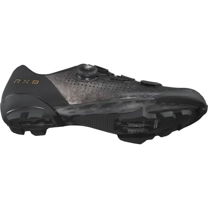 Shimano RX8 Gravel Road Shoes - Black 3 Shimano RX8 Gravel Road Shoes - Black