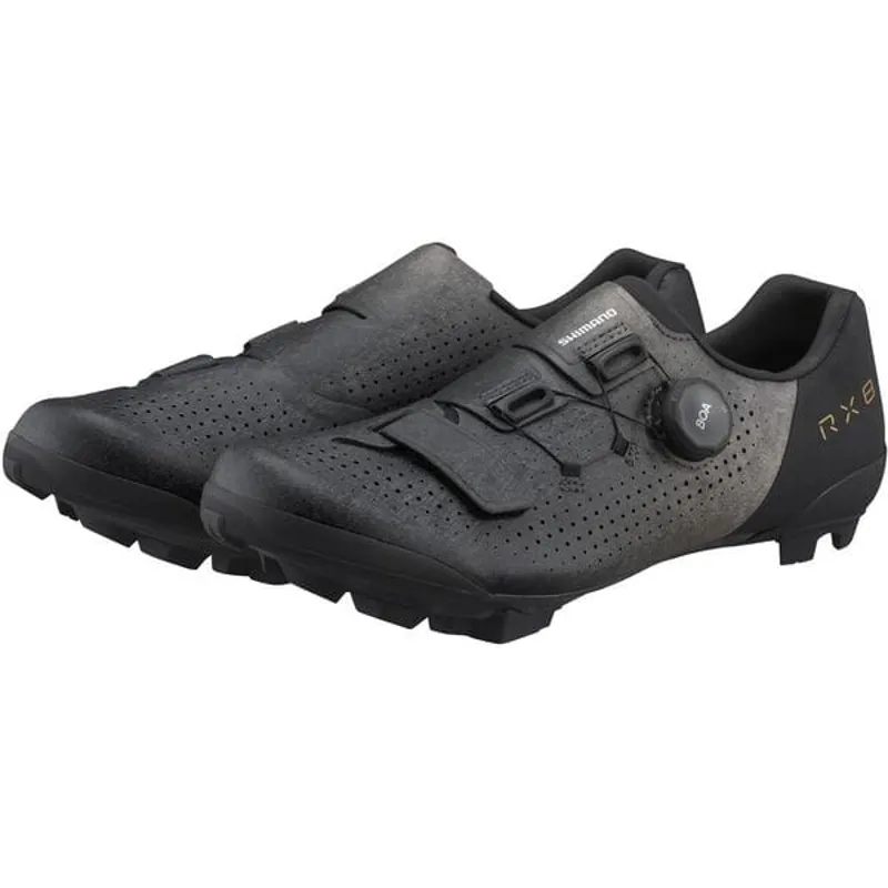 Shimano RX8 Gravel Road Shoes - Black 4 Shimano RX8 Gravel Road Shoes - Black - Image 2