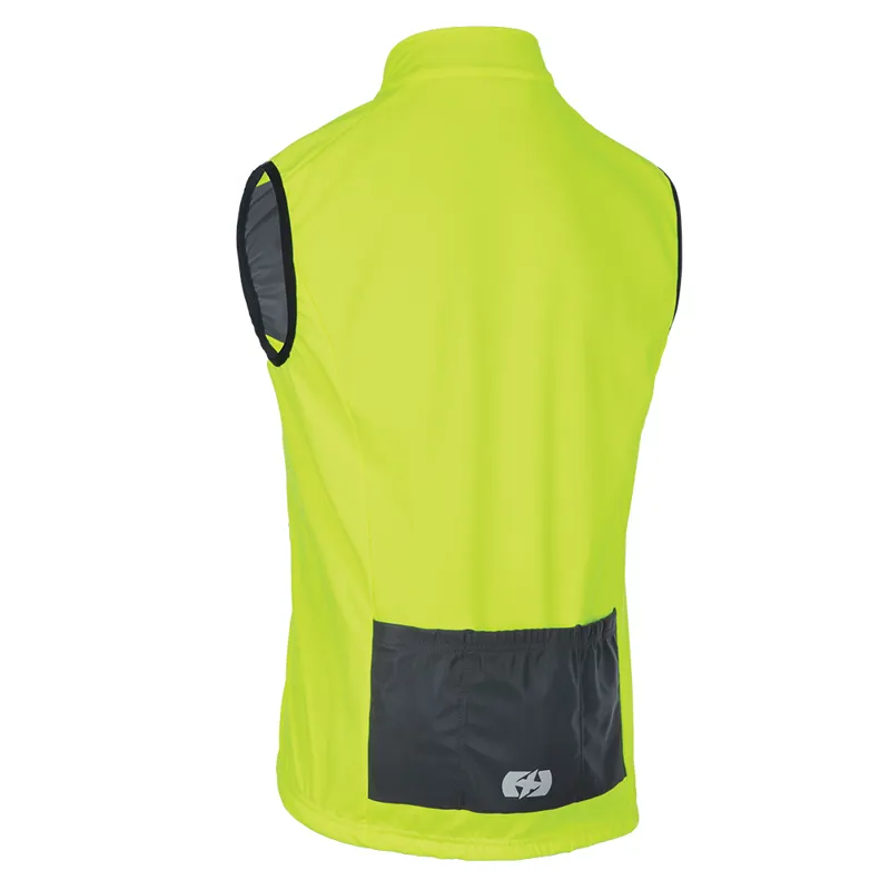 Oxford Venture Men's Windproof Gilet - Fluo Yellow 16 Oxford Venture Men's Windproof Gilet - Fluo Yellow - Image 14