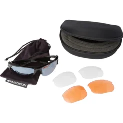 Madison Mission 3 Lens Pack Sunglasses - Gloss Black -Sportful Shop ck8100 03
