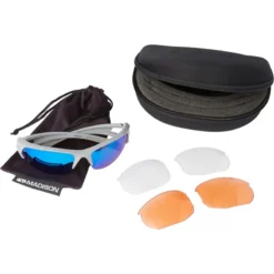 Madison Mission 3 Lens Pack Sunglasses - Gloss Cloud Grey