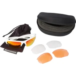 Madison Mission 3 Lens Pack Sunglasses - Gloss White -Sportful Shop ck8102 03