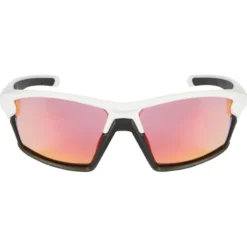 Madison Engage Sunglasses - White Frame/Pink Orange Mirror Lens -Sportful Shop ck8412 01
