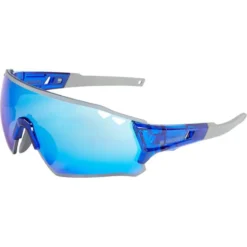 Madison Stealth Sunglasses - Gloss Crystal Blue Frame/Blue Mirror Lens -Sportful Shop ck8511