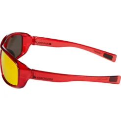 Madison Target Sunglasses - Gloss Crystal Red Frame/Fire Mirror Lens -Sportful Shop ck8803 02