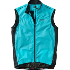 Madison RoadRace Premio Windproof Shell Gilet - Blue Curaco -Sportful Shop cl9013