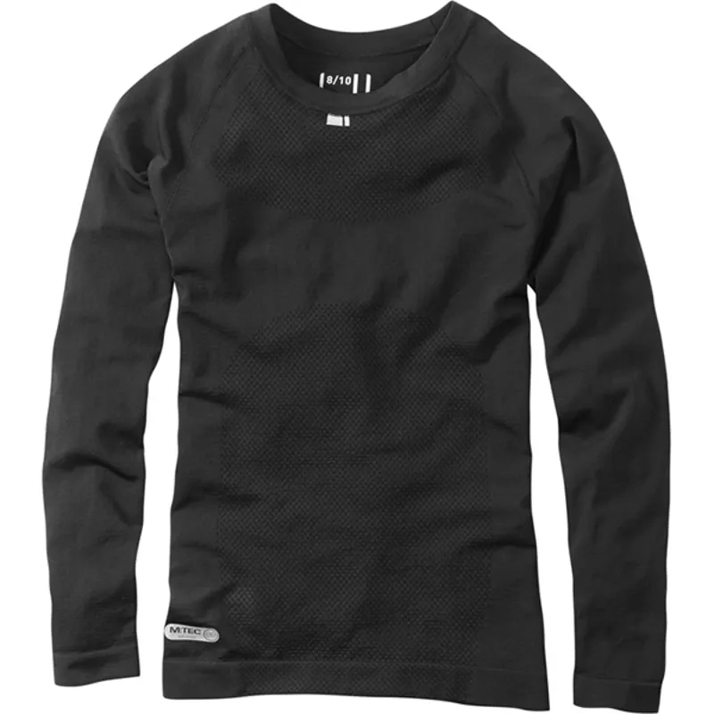 Madison Isoler Mesh Womens Long Sleeve Base Layer - Black 3 Madison Isoler Mesh Womens Long Sleeve Base Layer - Black