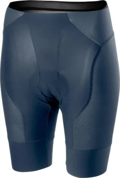 Castelli Free Aero Race 4 Womens Lycra Short - Dark Steel Blue -Sportful Shop cs19045blu