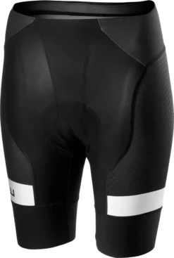 Castelli Free Aero Race 4 Womens Lycra Short Team - Black/White -Sportful Shop cs19078blk