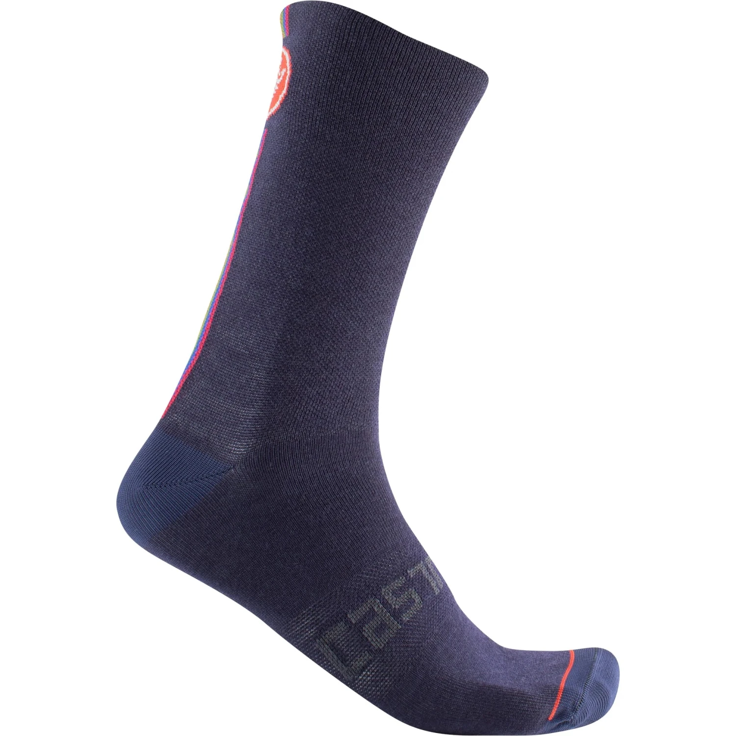 Castelli Racing Stripe 18 Men's Socks - Dark Grey 5 Castelli Racing Stripe 18 Men's Socks - Dark Grey - Image 3