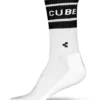 Cube After Race High Cut Socks - White/Black