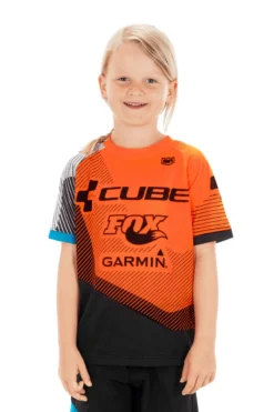 Cube Edge Junior Short Sleeve Jersey - X Action Team -Sportful Shop cubeedgejuniorssact