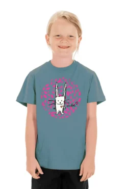Cube Rabbit Junior T-Shirt - Dark Mint -Sportful Shop cubeyouthrabbitteegreen