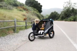 Burley DLite X Child Trailer - Aqua -Sportful Shop dlite x san diego 3