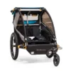 Burley DLite X Child Trailer - Aqua -Sportful Shop dlite x seat down webex