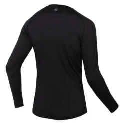 Endura BaaBaa Blend Men's Long Sleeve Baselayer - Black -Sportful Shop e3183bk back lg