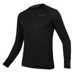 Endura BaaBaa Blend Men's Long Sleeve Baselayer - Black -Sportful Shop e3183bk lg