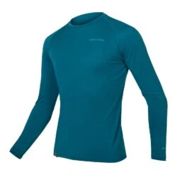 Endura BaaBaa Blend Men's Long Sleeve Baselayer - Blueberry -Sportful Shop e3183gk lg 2