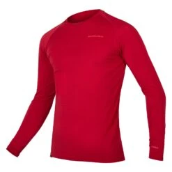 Endura BaaBaa Blend Men's Long Sleeve Baselayer - Paprika -Sportful Shop e3183rr lg 1