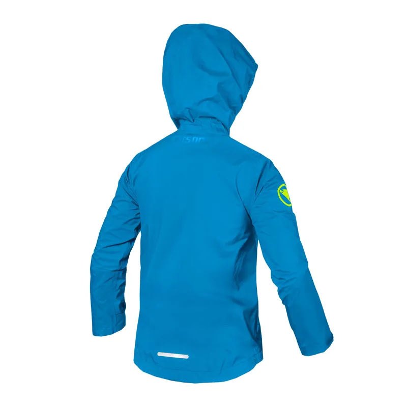 Endura MT500JR Kid's Waterproof Jacket - Azure Blue 7 Endura MT500JR Kid's Waterproof Jacket - Azure Blue - Image 5