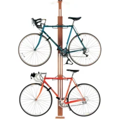 Gear Up OakRak Floor-To-Ceiling 2 To 4-Bike Rack