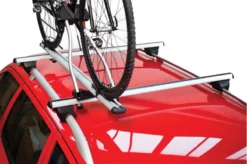 Peruzzo Roma Roof Fit 1 Bike Car Rack - Silver -Sportful Shop full3053