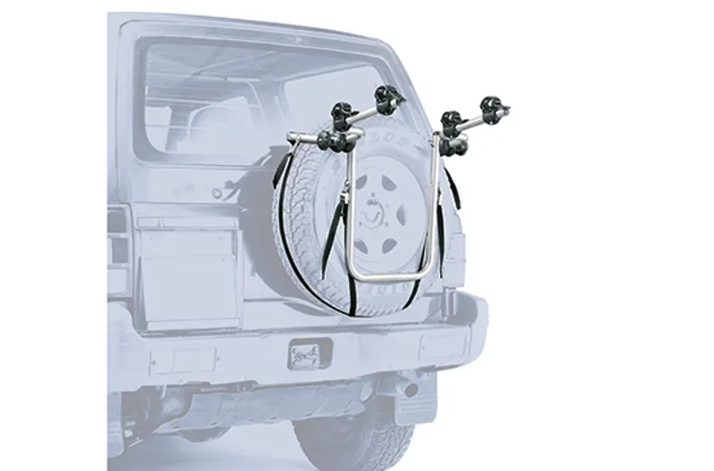 Peruzzo 4x4 Spare Tyre Fit 2 Bike Car Rack - Silver 5 Peruzzo 4x4 Spare Tyre Fit 2 Bike Car Rack - Silver - Image 3