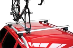 Peruzzo Pordoi Fork Mounting Roof Fit 1 Bike Car Rack - Silver -Sportful Shop full46313