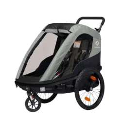 Hamax Avenida Twin Child Bike Trailer - Blue