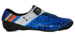 Bont Helix Road Shoes - Metallic Blue/White -Sportful Shop helixblue6