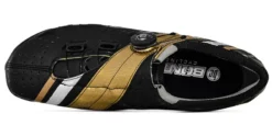 Bont Helix Road Shoes - Black/Gold -Sportful Shop helixgold1