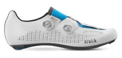Fizik Infinito R1 Movistar Edition Road Shoes - Movistar -Sportful Shop infinito r1 white blue side