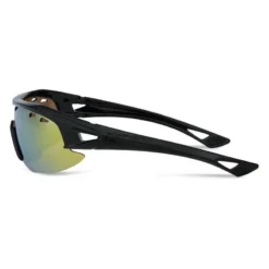 Madison Recon Glasses - Gloss Black - Bronze Mirror/Amber/Clear Lens Pack