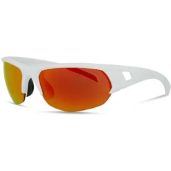 Madison Mission Glasses - Matt White - Fire Mirror Lens -Sportful Shop mcl22s481