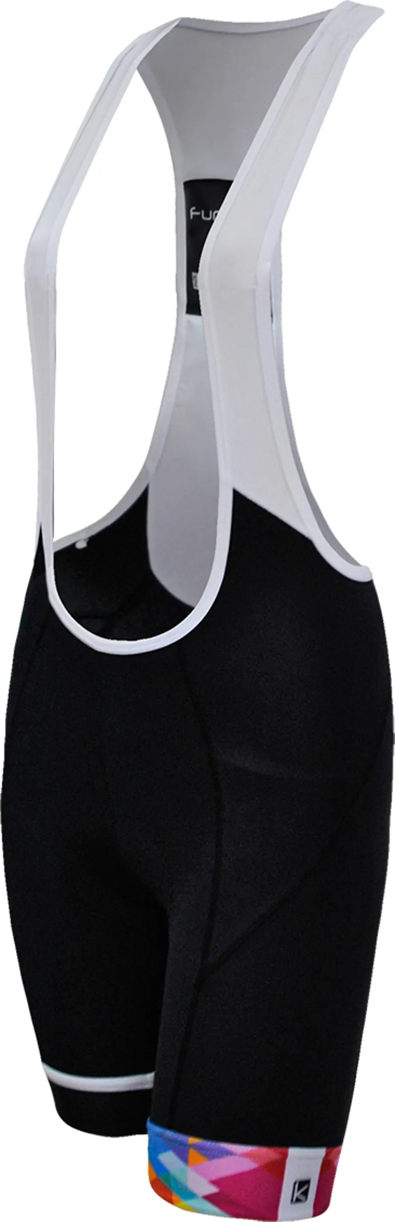 Funkier Elessa Ladies Double Strap Bib Shorts - Black 3 Funkier Elessa Ladies Double Strap Bib Shorts - Black