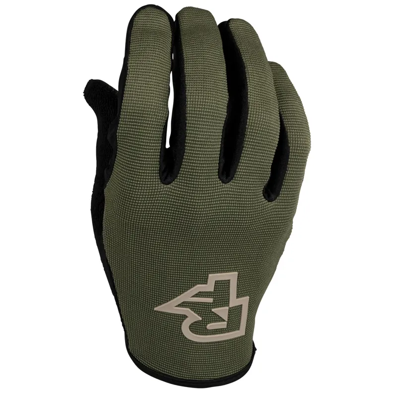 Race Face Trigger Long Finger Gloves - Olive 5 Race Face Trigger Long Finger Gloves - Olive - Image 3