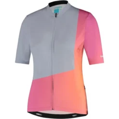 Shimano Sumire Women's Short Sleeve Jersey - Purple/Green -Sportful Shop sc9321