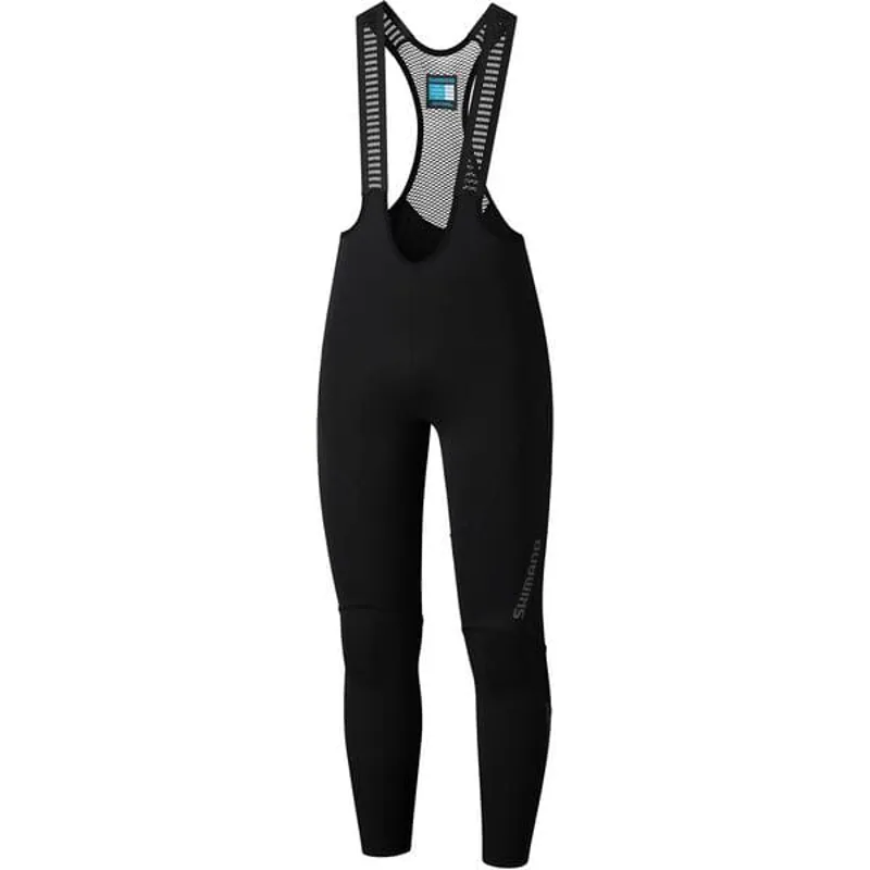 Shimano Beaufort Men's Windproof Bib Tights - Black 4 Shimano Beaufort Men's Windproof Bib Tights - Black - Image 2