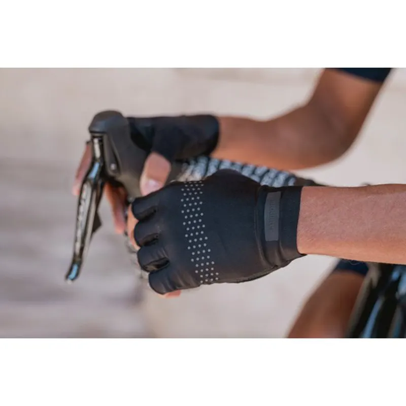 Shimano Evolve Short Finger Gloves - Black 3 Shimano Evolve Short Finger Gloves - Black