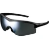 Shimano Spark Cycling Glasses - Matte Black/Smoke Silver Mirror Lens