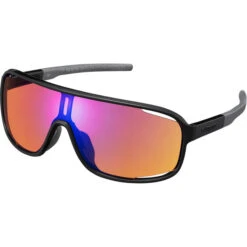 Shimano Technium Sunglasses - Red Frame/Orange Blue Mirror Lens -Sportful Shop sew0200 1