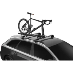 Thule Thu 568 Topride Locking Upright Roof Cycle Carrier - Black -Sportful Shop th56801 1