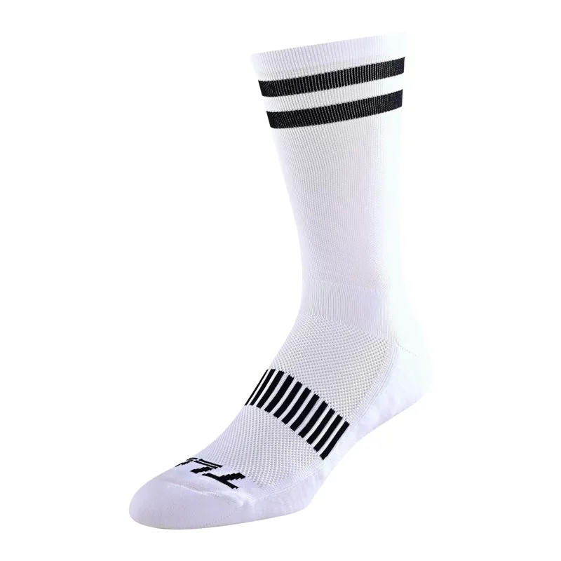 Troy Lee Designs Performance Socks - Speed White 9 Troy Lee Designs Performance Socks - Speed White - Image 7